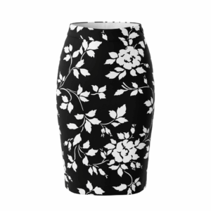 Flower Fit Pencil Skirt - 36