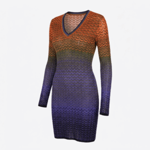 Fit Knitted Mini Dress - 36