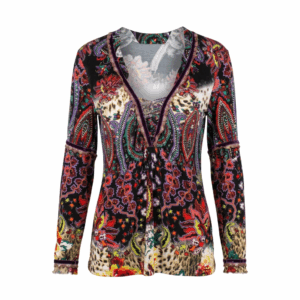 Printed Stretchy Fit Top - 40